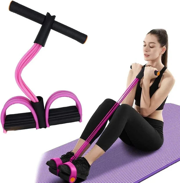 Tummy Trimmer β Foot Pedal Elastic Resistance Band (Random Color)